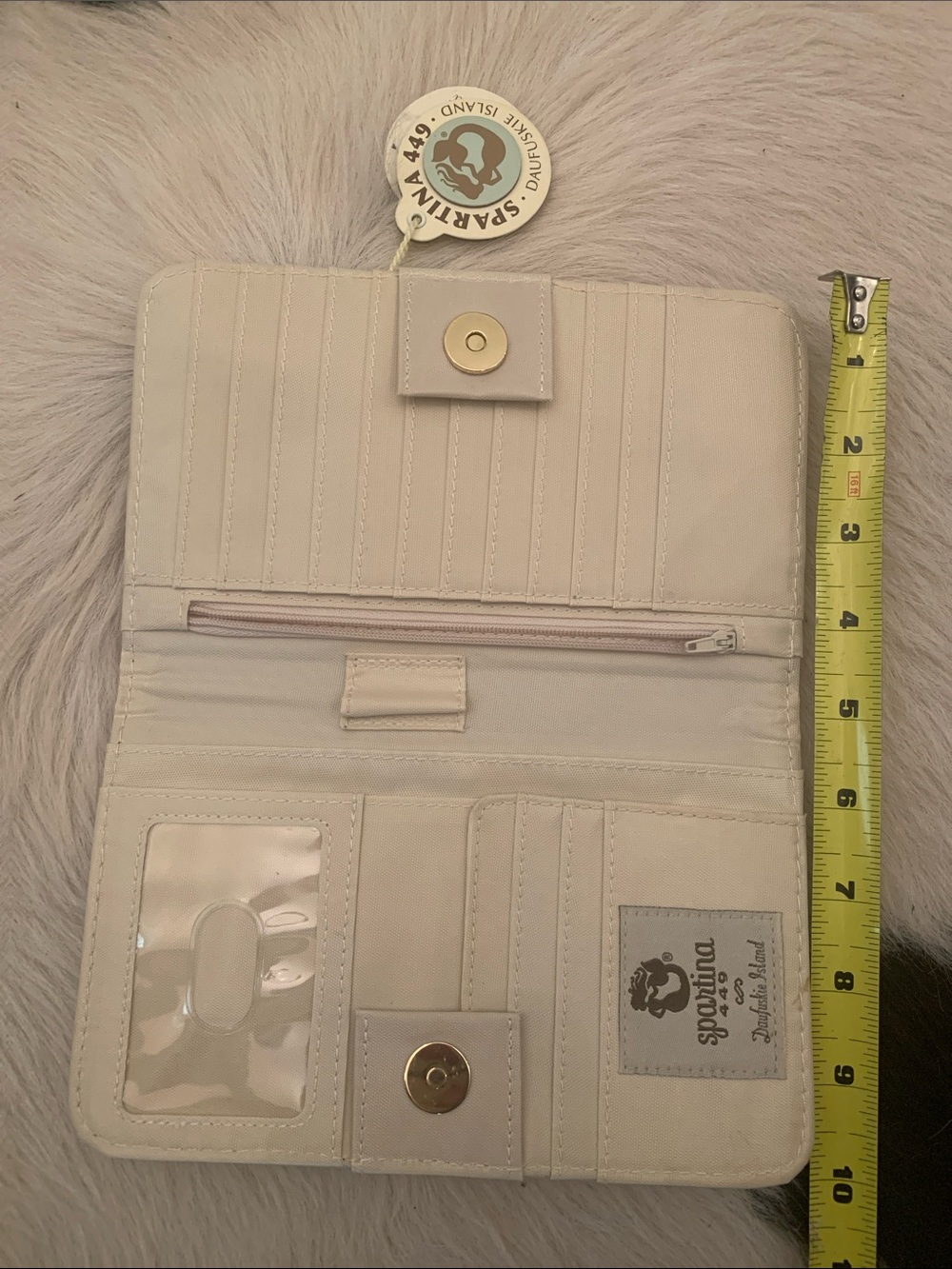 Spartina 449 Carleston map snap wallet NWT - Picture 16 of 16